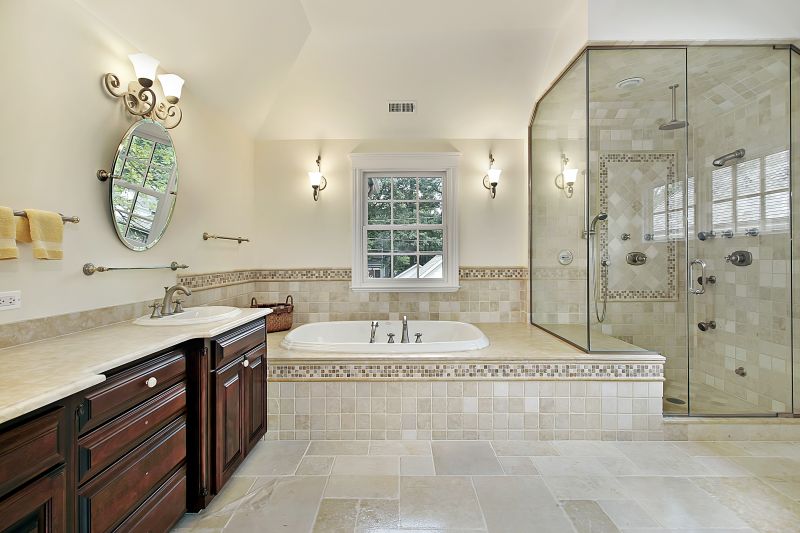 Elegant Shower and Tub Combo