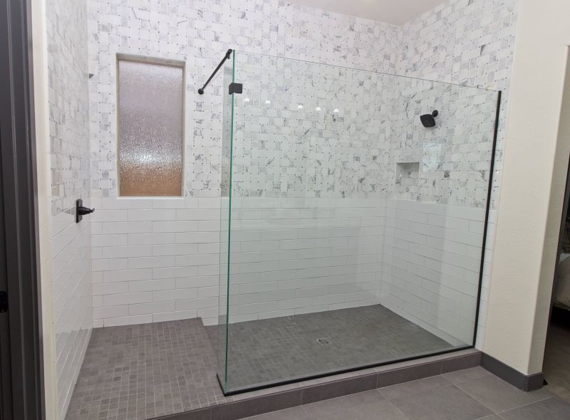 Modern Walk-in Shower Design Ideas with Glass